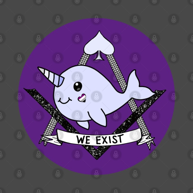 Asexual Narwhal Pride by Salty Said Sweetly