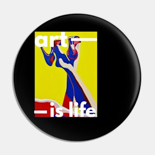 Woman high heels Popart Pin