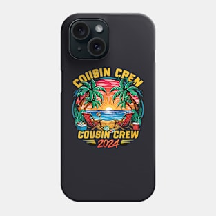 Womens Cousin Crew 2024 Summer Vacation Beach Family Trips Matching Phone Case