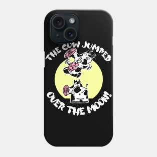 Cow Jumped Over the Moon Cartoon Cows Phone Case