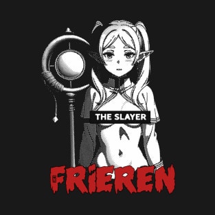 Gloomy Frieren The Slayer Design T-Shirt