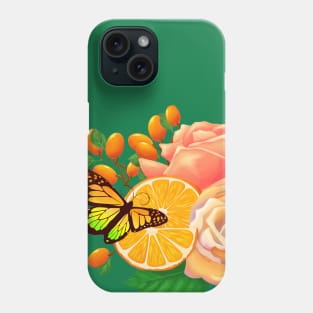 Full Bloom | Butterfly loves oranges Phone Case