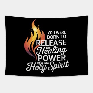 Release Healing Power Holy Spirit Tapestry