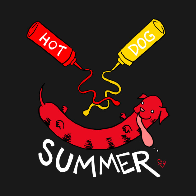 Disover HOT DOG SUMMER - Hot Dog - T-Shirt