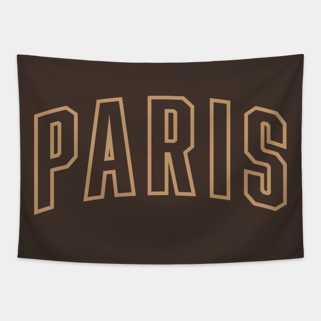 Paris Sand Outline Tapestry by Good Phillings