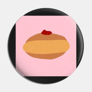 Jammy Doughnuts - Chanukah Print in Pink Pin