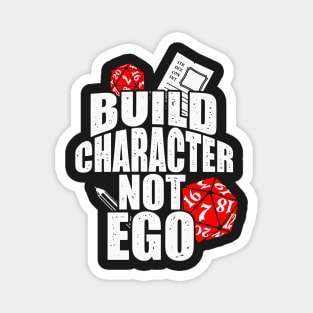 Pen and paper build character Magnet