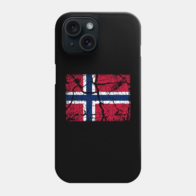 Norway flag Phone Case by Nikokosmos