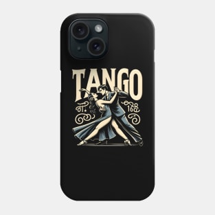 Vintage Tango Milonga Embrace Phone Case