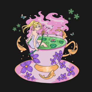 Kawaii Anime Girl Magic Tea T-Shirt