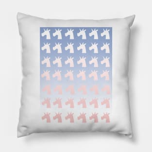 New Year, Colors, Unicorns Pillow