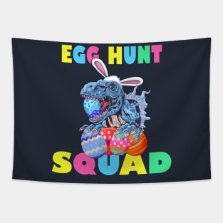 Easter Bunny Dinosaur T Rex Egg Hunt Squad Easter Kids Gift Tapestry