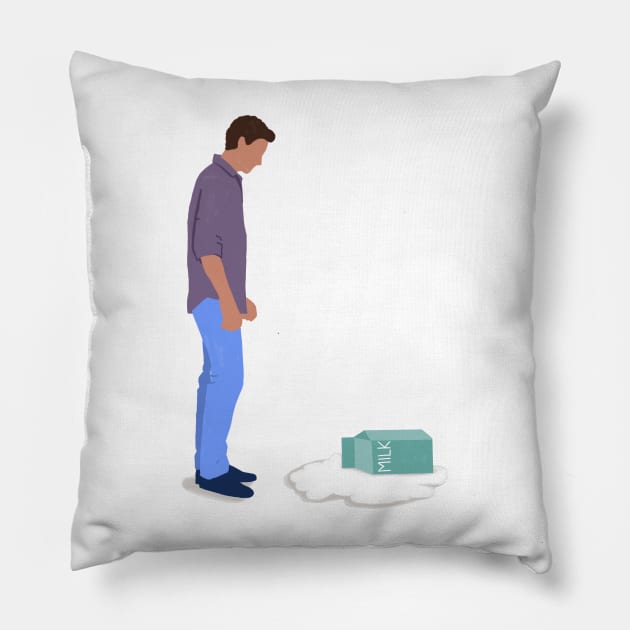 Spilled Milk Pillow by Join Juno