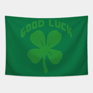 Good Luck 4 Leaf Clover Tapestry