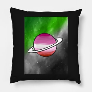 Aromantic In Space Pillow