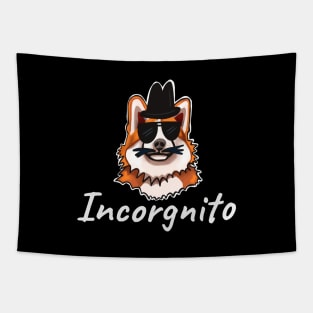 Incorgnito Dog-Corgi Tapestry