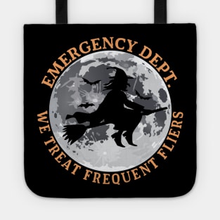 ER Nurse Halloween Emergency Room Dept Nurse Tech ED Rn Fall Tote