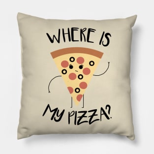 Where Is My Pizza? Pillow