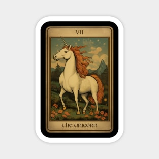 Unicorn Tarot Card Magnet