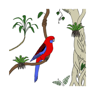 Crimson Rosella T-Shirt