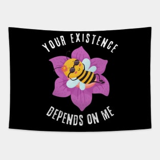 Existence Depends On Bees Tapestry