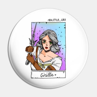 Ciri Witcher 3 Pin