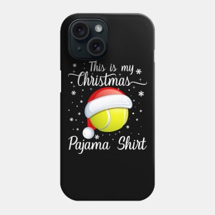 This Is My Christmas Pajama Shirt Tennis Christmas Phone Case