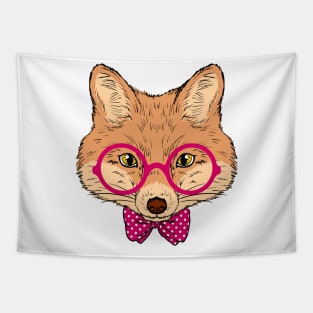 Cool Fox Man Art Design Tapestry