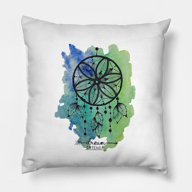 Dream Catcher Pillow by Canvases-lenses
