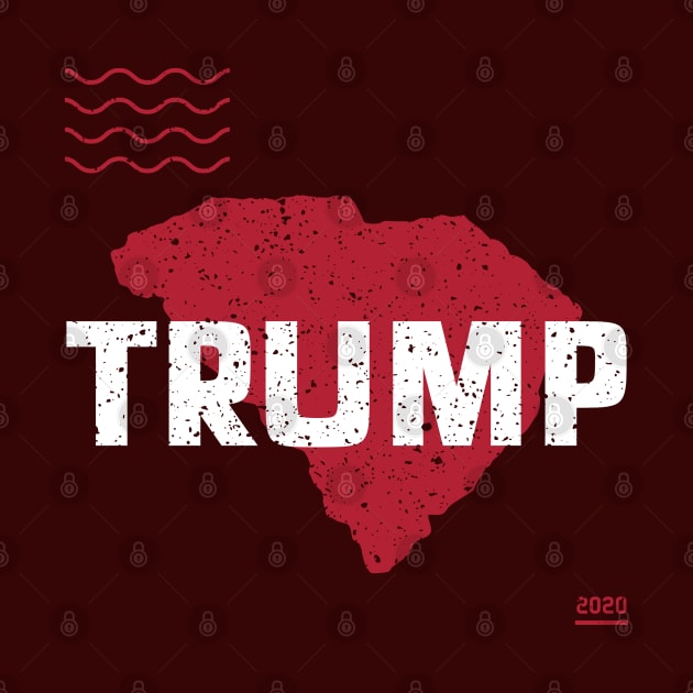 Trump South Carolina 2020  - Red Wave, Red State by Family Heritage Gifts