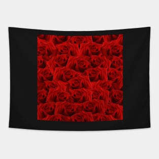 Romantic Red Rose Tapestry
