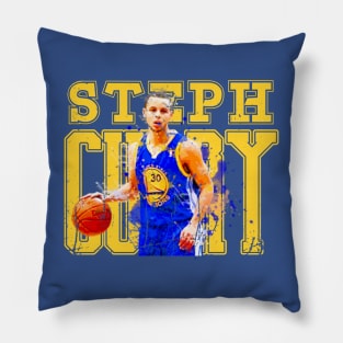 steph curry splash Pillow