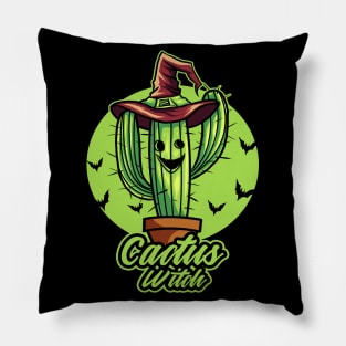 cactus witch Pillow