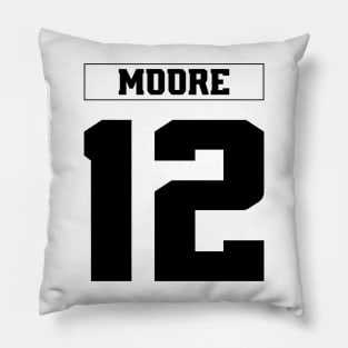 DJ Moore Football Pillow