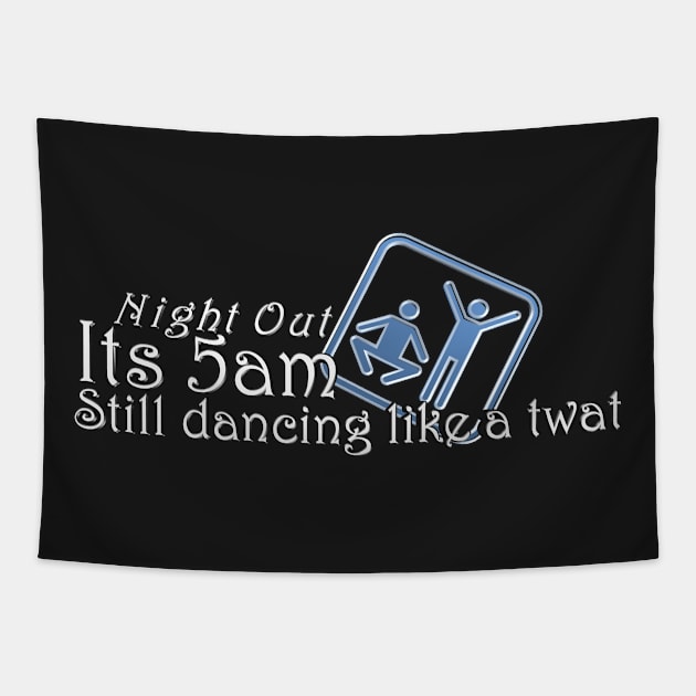 Bad Dancing Tapestry by VaridianDesigns