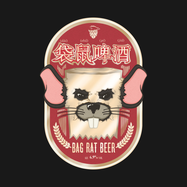 Bag Rat Beer by gubbydesign