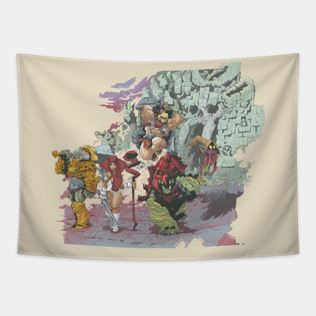 masters of the universe Tapestry by tinbott