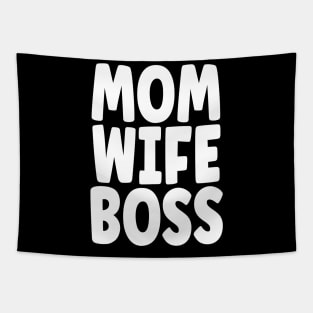 Mom Wife Boss Tapestry