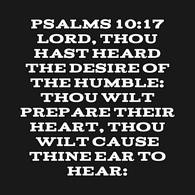 Psalm 10:17 Bible Verse Text (KJV) by Holy Bible Verses