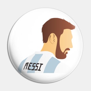 Lionel Messi vector Pin