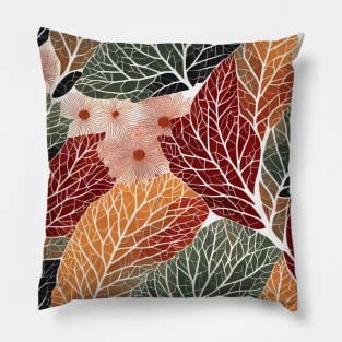 Chromatic Botanic Abstraction #63 Pillow