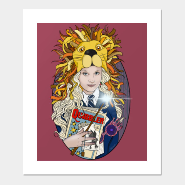 Luna Luna Lovegood Posters And Art Prints Teepublic Luna, lovegood, glasses, pink, doodles, designofdoodles, lovegoods, blue, magic, witches, wizards, snape, dumbledore, lumps, accio, selling, trending luna lovegood, fan art, books. luna