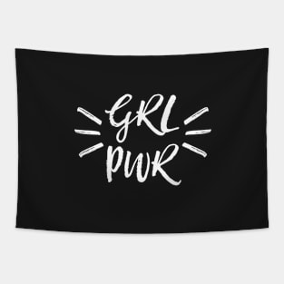 Girl power black Tapestry