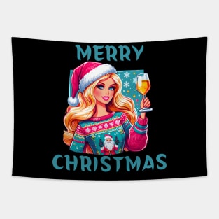 Barbie Christmas Tapestry