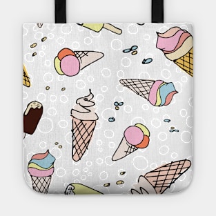 ice cream pattern Tote