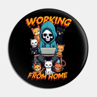Working From Beyond - Reaper's Home Office Pin