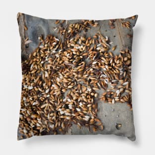 Seaweeds creating a pattern Pillow