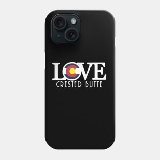 LOVE Crested Butte Colorado Phone Case