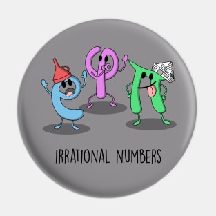 Irrational Numbers Pin