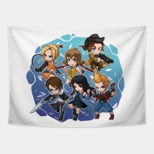 Fanart Final Fantasy 8 Squad Chibis Tapestry